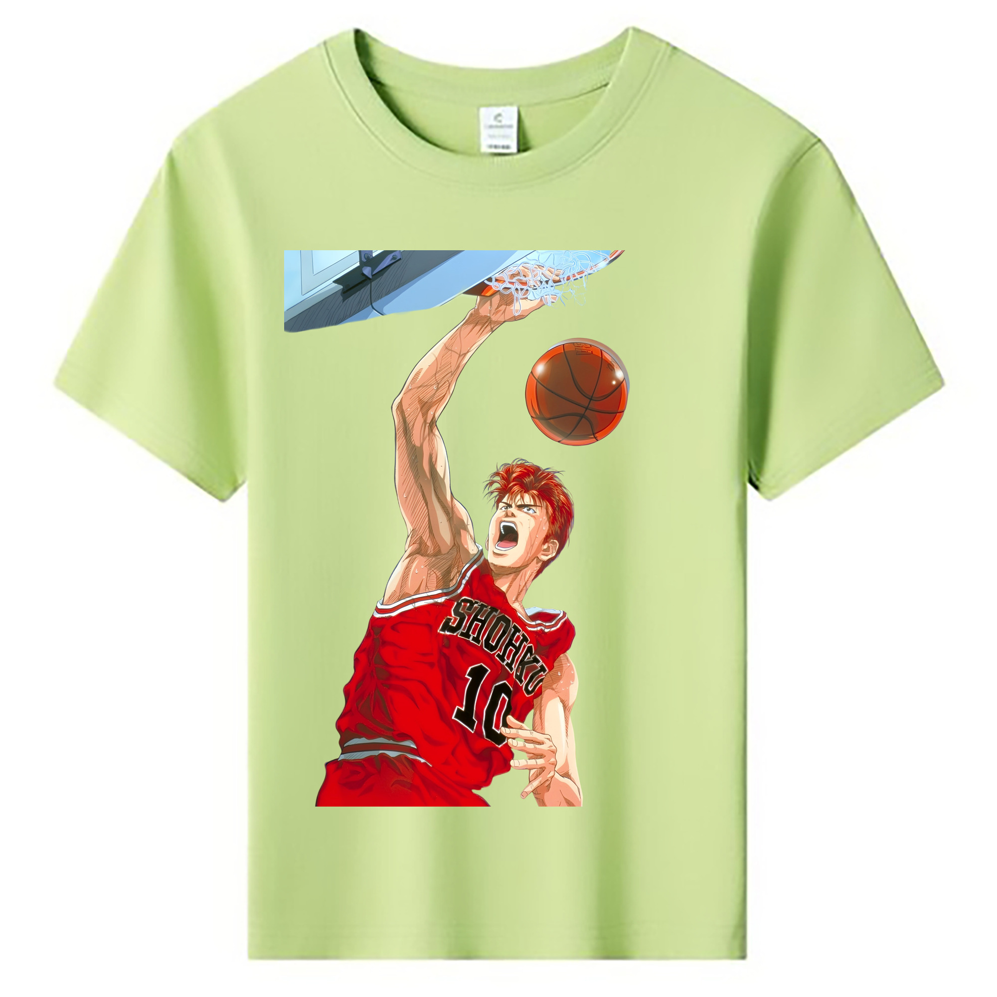 （画像用） SLAM DUNK／スラムダンク 綿100％キッズTシャツ（フロントプリント）